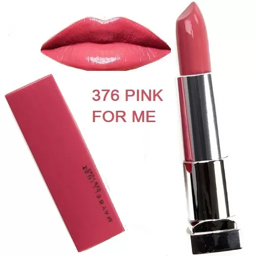 Maybelline Lipstick 376 Pink for Me x 6