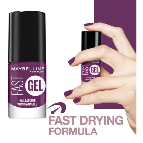 12x Maybelline Fast Gel Nail Polish 8 Wicked 