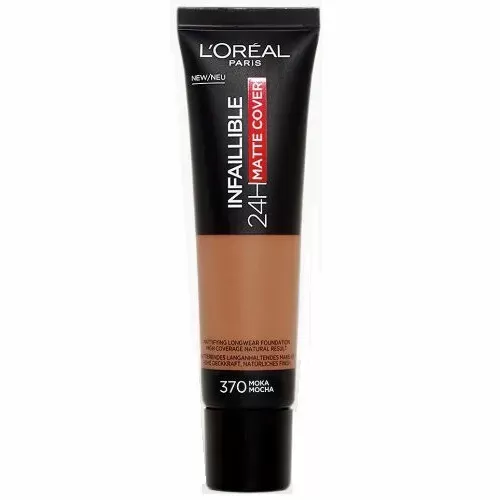 LOREAL 24H Matte Cover Waterproof Foundation 370 Mocha x 3