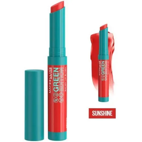  12x Maybelline Green Edition Balmy Blush Lipstick 003 Sunshine