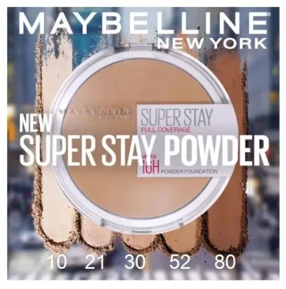 Maybelline Super Stay Full Coverage 16H Powder Foundation x 10