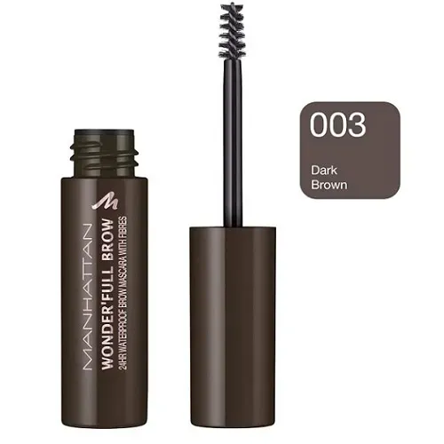  6x Manhattan Wonder Full Brow Mascara 003 Dark Brown